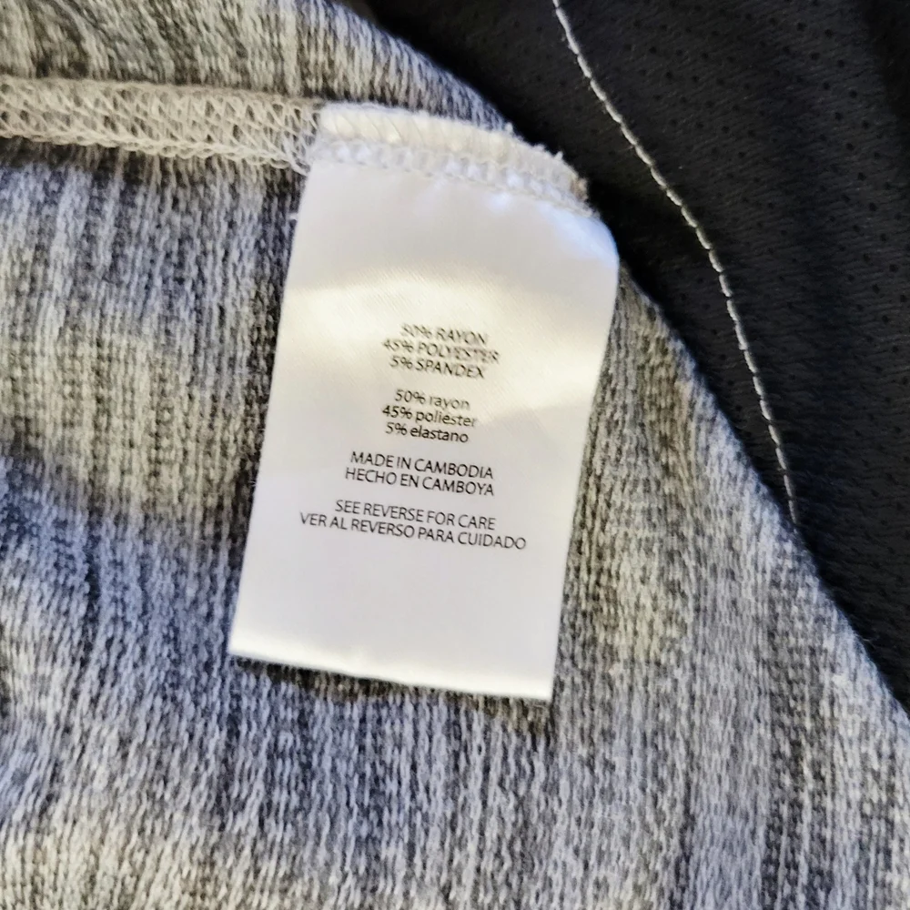 Eddie Bauer Heather Light Gray Jogger Sweatpants with Black Drawcord